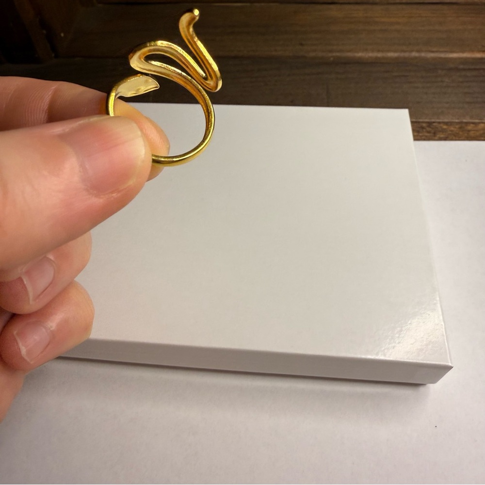 Gold Snake Ring - Picture 4 of 4